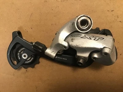 Desviador trasero Shimano Deore XT RD-M751 Mega 9 velocidades jaula larga bicicleta de montaña Foto 1 de 4