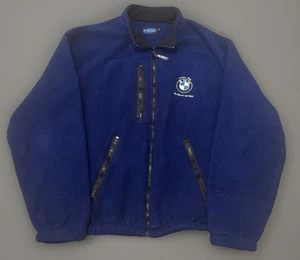 Giacca pile full zip BMW Motorcycles Tampa Bay grande Polartec vintage - Foto 1 di 5