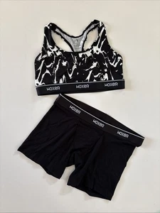 Woxer Bralette Damen Größe Large Boss After Dark + Baller Boxer in Schwarz - Neu ohne Etikett - Bild 1 von 11