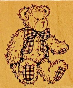 Stampin Up Stempel TEDDYBÄR Einzelstempel NUR 1996 Stofftier Spielzeug Plüsch Baby - Bild 1 von 3
