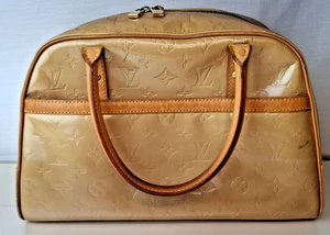 Louis Vuitton Tompkins Square Monogram Patent Leather Handbag Ladies J1064 - Picture 1 of 7
