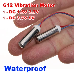 Waterproof 612 Vibration Motor Micro 6*12mm Vibrator DC1.5V 3.7V 5V Toy Massager - Picture 1 of 6