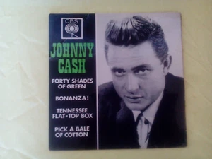 JOHNNY CASH.FORTY SHADES OF GREEN.MONO VINYL E.P.CBS AGG20050.ORIGINAL.VGC.1963. - Picture 1 of 4