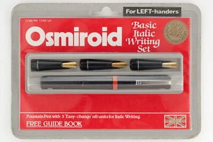 Osmiroid Basic Italic Oblique Set Islamic Arabic Hebrew Calligraphy خط اسلامي - Picture 1 of 2