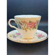 Vintage Crown Trent Bone China Tea Cup And Saucer  England