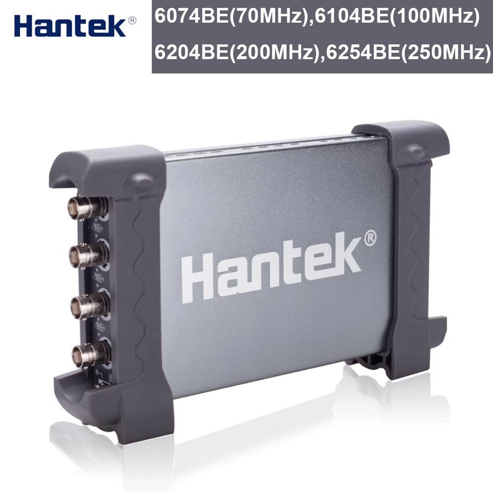 HANTEK 6104BE 6204BE 6254BE 100Mhz 200MHz 250MHz USB PC Automotive Diagnostic - Image 1 of 4
