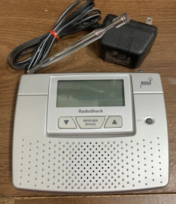 Radio Shack Weather Radio NOAA Alerts + Alarm Clock Snooze Battery Or Charger - Image 1 of 4