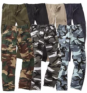 Kids Army Outfit Camo Trousers Combat Junior Children BDU 6 Pocket Pants Uniform - Picture 1 of 17