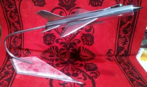 Vintage model military aircraft MiG-21 metal handmade Soviet Russia USSR! big!! - Picture 1 of 12