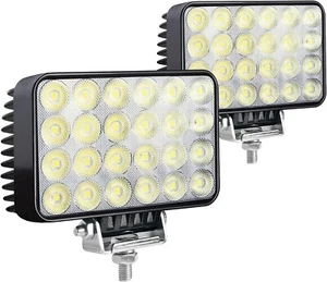 2er Pack rechteckige 72W superhelle LED Arbeitsleuchte 12/24 Volt, LED Lichtleiste - Bild 1 von 7
