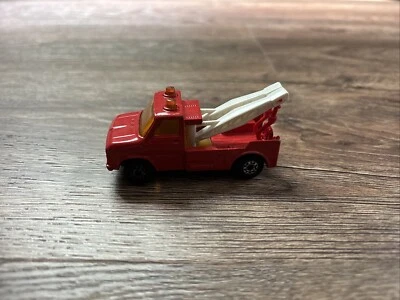 Vintage 1978 Matchbox Lesney Superfast No. 61 Wreck Truck Tow Red England - C726 - Image 1 of 4