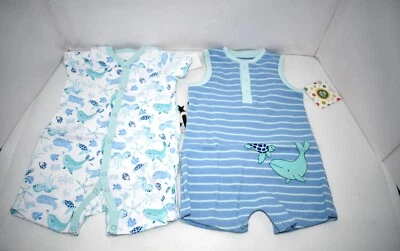Little Me, paquete de dos pantalones cortos en Sea Life Size: 6 Mos #LCR14567N Foto 1 de 3