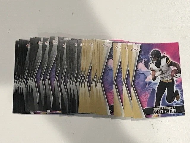 Lot (32) COREY SUTTON Detroit Lions 2022 SAGE High Series Football base cards - Image 1 of 1