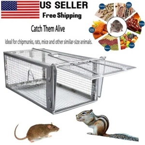 Live Animal Trap Humane Cage Catch and Release Mice Rats Small Animals - Picture 1 of 24