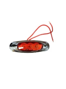 3-Diode Marker Light, Mirror Flex Red MCL17RB, , Truck Body lights - Picture 1 of 2