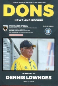 2022-23 - AFC Wimbledon v Ipswich Town, Oxford United & Reading 3in1 Friendly - Picture 1 of 1