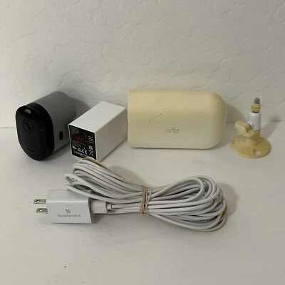 Arlo Pro 4 XL Security Add-On Camera VMC4041P - WHITE - W/ 30ft Power Supply (A) - Image 1 of 4