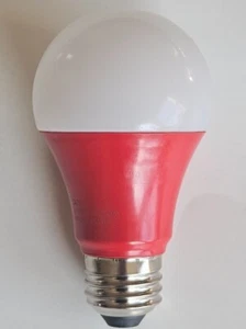 Red Base Light Bulb - Sleek Lighting, 3w 120vac 60hz - Picture 1 of 3
