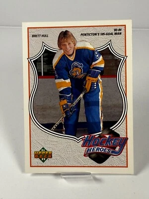 1991-92 Upper Deck - Hockey Heroes Brett Hull Brett Hull #1 - Image 1 of 2