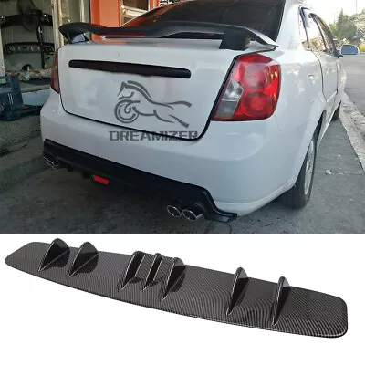 For Chevrolet Monte Carlo Rear Diffuser 7 Fins Bumper Lip Splitter Spoiler Kits - Image 1 of 4