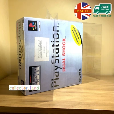 1 x BOX PROTECTOR for Sony PlayStation PS1 PSX Game Console Box DISPLAY CASE One - Image 1 of 4