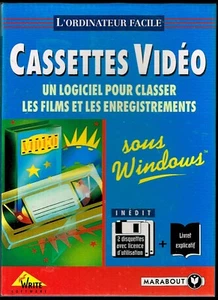 Cassettes Vidéo par Logiciel Marabout sous Windows 3.0 ou Version ultérieure. - Photo 1/1