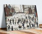 Winter in Pendlebury CANVAS WALL ART PRINT PICTURE PAINTING Ls Lowry style