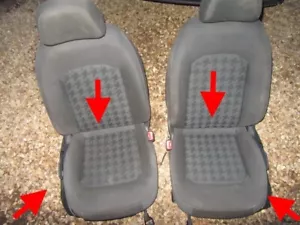 Audi A3 8V SE Fahrer Beifahrer Vordersitz Stoff Basisbezug 45k Meilen Original - Bild 1 von 24