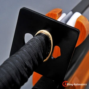 Muzashi Iron Tsuba Square Guard Plate para Japanese Ninja Katana Wakizashi Tanto - Imagen 1 de 5