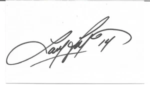 Nascar Larry Foyt Lot of 6 autographed 3 x 5 index card - Guaranteed to Pass - Picture 1 of 6