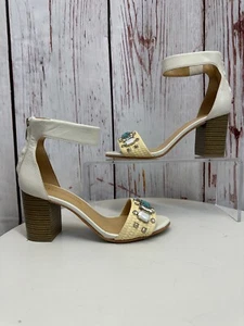 Enzo Angiolini Eagavenia Jeweled Sandals 7 TCC - Picture 1 of 11