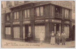 CPA -69-  LYON - Restaurant, J. DUMAS, 18 rue Grôlée. - Picture 1 of 1