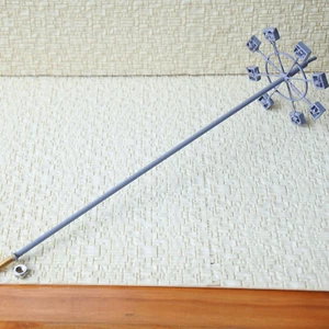 2 x O scale plaza lamppost model railroad street light LED made square lamp #G28 - Picture 1 of 4