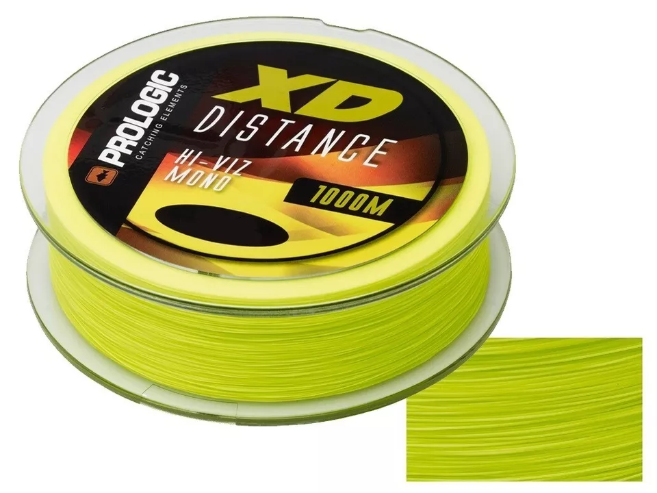 PROLOGIC XD DISTANCE MONO 1000M HI-VIZ YELLOW MONOFILO CARPFISHING NYLON STRONG - Immagine 1 di 1