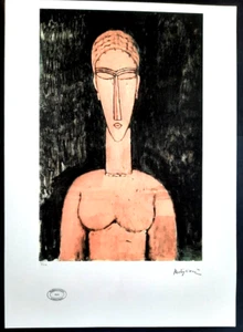 Amedeo Modigliani  - Reproduktion Lithografie - 70x50 cm   Nr. 21/250 - Bild 1 von 4