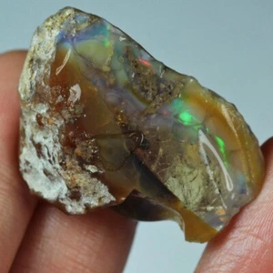 55Ct Ethiopian Crystal Opal Rough UYSJ3916 - Picture 1 of 3