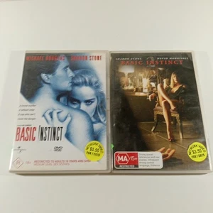 Basic Instinct + Basic Instinct 2 DVD Ex Rental Bundle Lot R4 PAL Sharon Stone - Picture 1 of 9