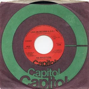 RARE _M-_1975 Soul 45RPM_THE REFLECTIONS_Love On Delivery & One Into One_Capitol - Picture 1 of 6