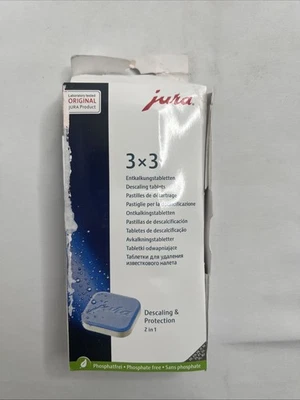 Jura Descalcificante Descalcificante y Protección 3x3 (9 Total) Tabletas Selladas Foto 1 de 4