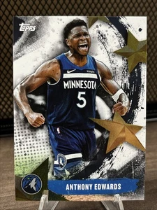 Anthony Edwards 2025-26 Topps Basketball Stars Of NBA #SA-7 - Bild 1 von 2