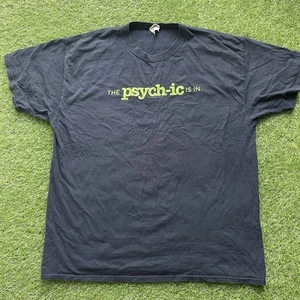 Vintage Y2K Psych TV Show NBC Promo Shirt Herren Gr. XL Brat Grün Schwarz - Bild 1 von 6