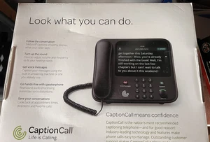 CAPTION CALL SCREEN PHONE 67TB FOR HEARING IMPAIRED CAPTION - Picture 1 of 13