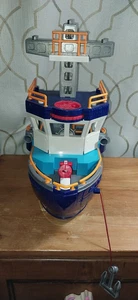 Fisher Price 2007 Imaginext Ocean Rescue Nave Guardia Costiera così com'è RITIRATA* - Foto 1 di 7