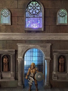 RIESIGES NECA MEZCO MYTHIC LEGIONS MARVEL LEGENDS INDIVIDUELLES KATHEDRALE DIORAMA 24 X 24 X 10 - Bild 1 von 2