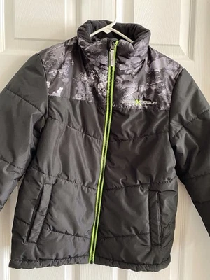 ZeroXposur YOUTH Boys Black Gray Camo Sz. XL 14-16 Winter Puff Jacket Coat - Image 1 of 4