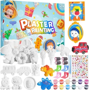 Adventskalender Kinder 2025 – Malset Weihnachtskalender, Bastelset Weihnachten - Bild 1 von 8