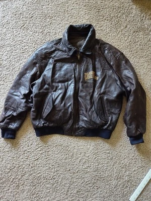 Chaqueta reversible de cuero vintage Planet Hollywood South Coast Plaza California  Foto 1 de 4