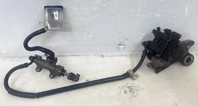 2011 11-13 Honda CBR 250R CBR250R Rear Brake Master Cylinder Caliper Bracket Lot - Image 1 of 4