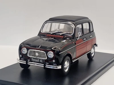 Renault 4L R4 Parisienne 1964 schwarz rot Modellauto 1:24 Whitebox - Bild 1 von 4