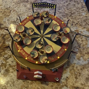 Mr Christmas Gold Label Collection World’s Fair Roundabout Musical Teacups 2005 - Picture 1 of 12